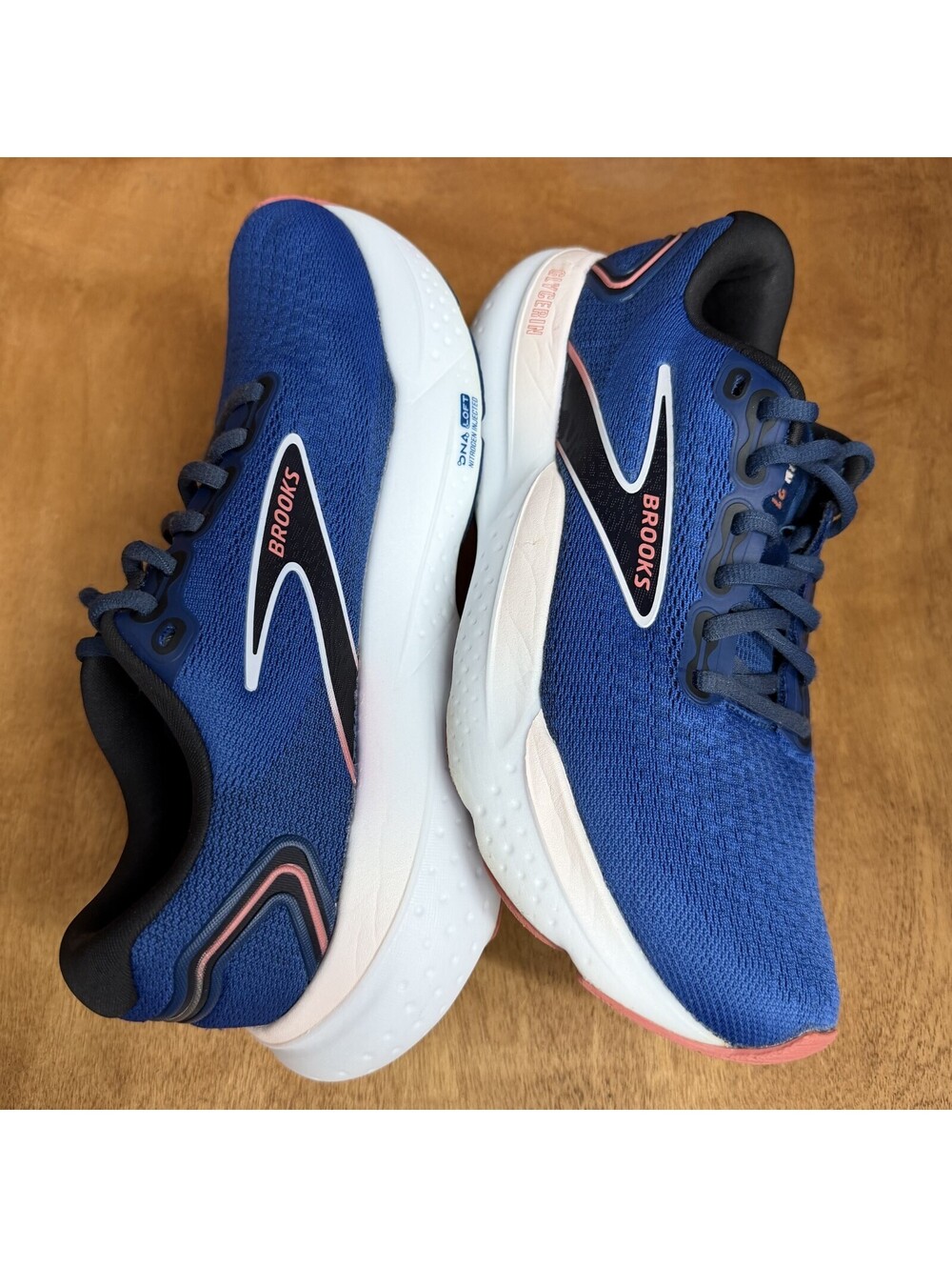 Brooks Glycerin 21 Shoes Women Sz 9 B Blue DNA Loft Cushion Sneakers 1204081B496 - Picture 2 of 15